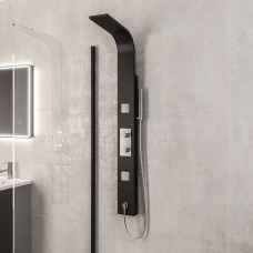 Ardour Black Shower Panel